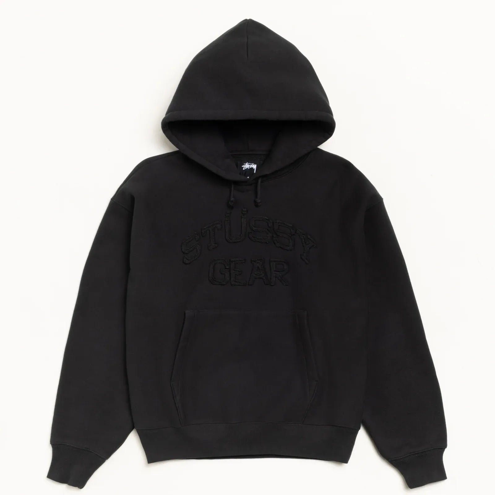 Stussy Gear Applique Hood, black — available at Norwood