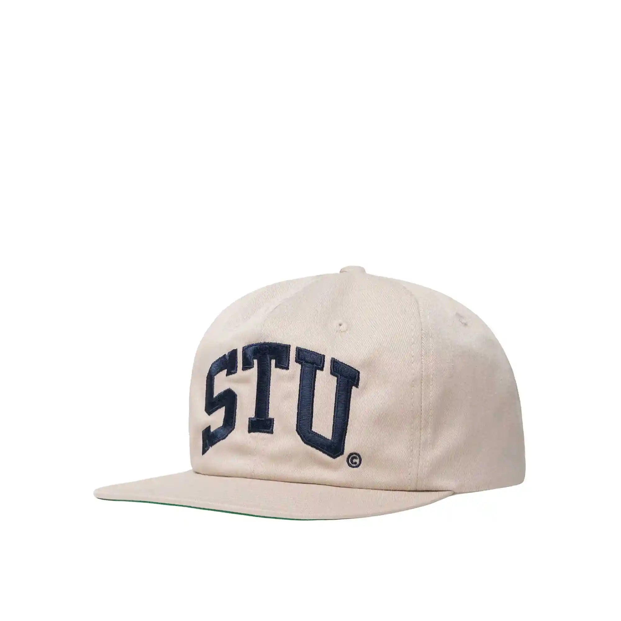 Stussy Stu Arch Strapback Cap, khaki