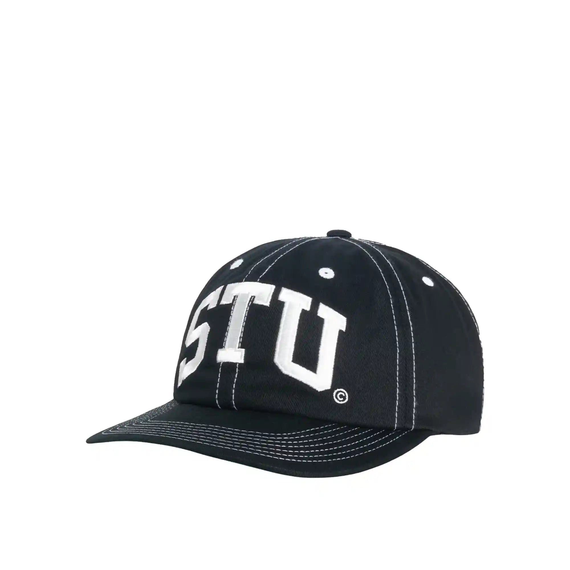 Stussy Stu Arch Strapback Cap, true black, 1311066-trbl – Norwood Stussy Stu Arch Strapback Cap, true black, 1311066-trbl – Norwood