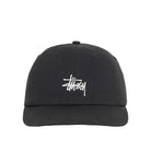 Stussy Basic Stock Low Pro Cap, black — available at Norwood