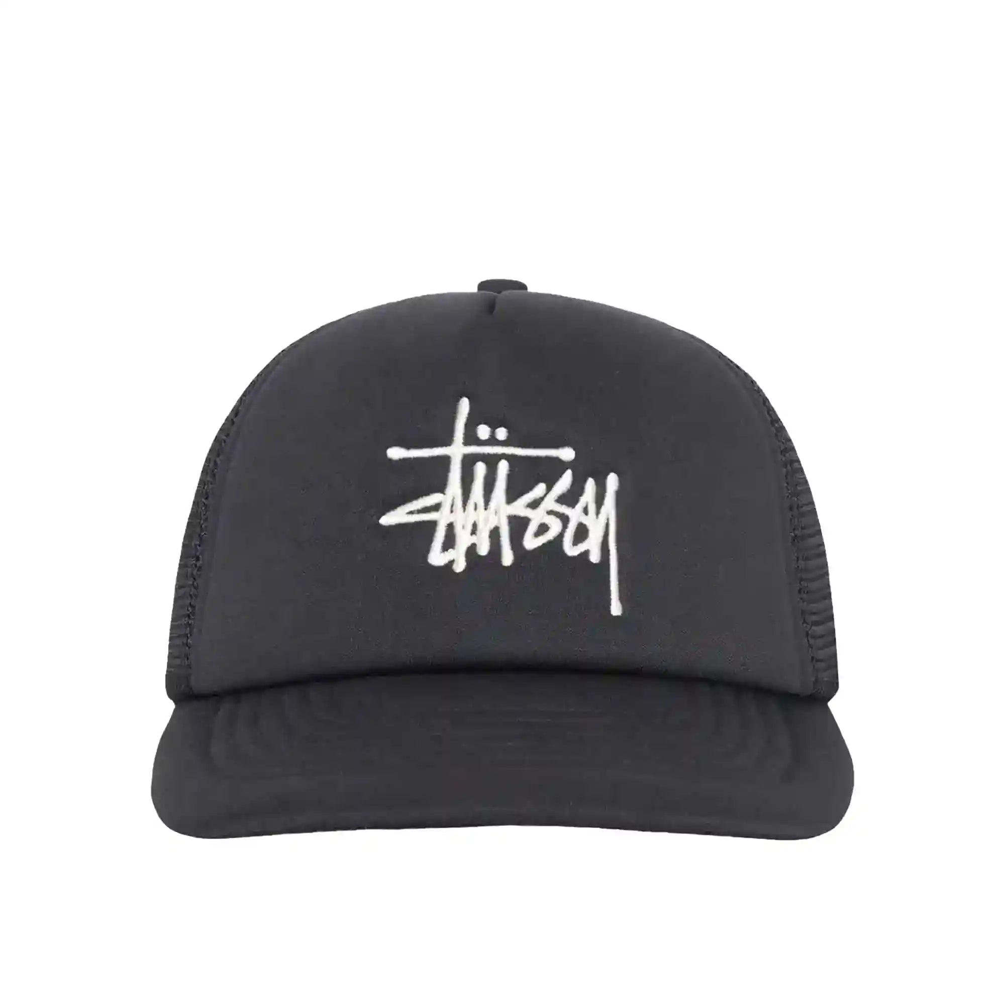 Stussy Big Basic Trucker Cap, black — available at Norwood