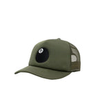 Stussy 8 Ball Trucker Cap, olive