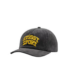 Stussy Sport Arch Cord Strapback Cap, charcoal