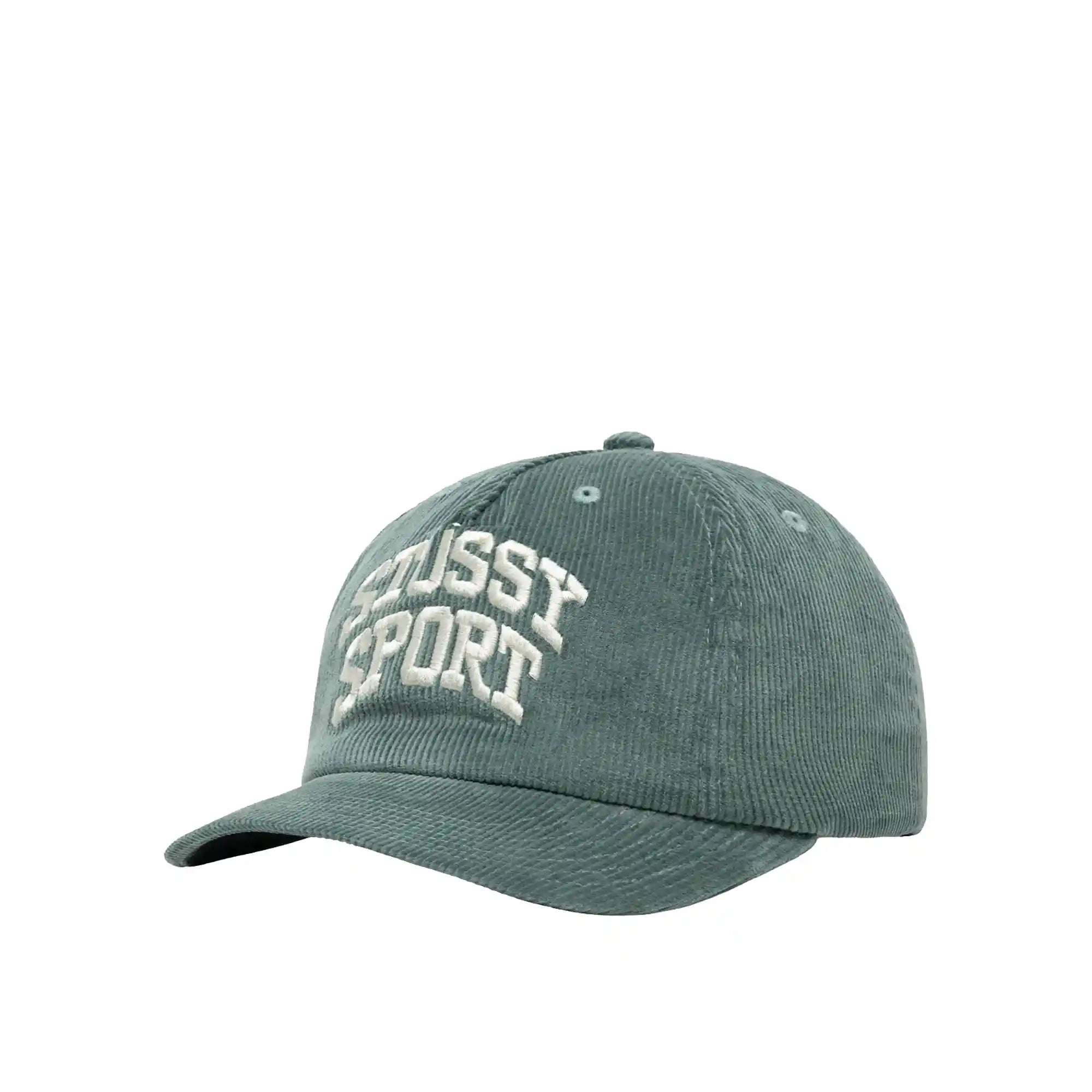 Stussy Sport Arch Cord Strapback Cap, dark teal, 1311122-dtea