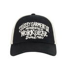 Stussy Low Profile Workgear Strapback Cap, black — available at Norwood