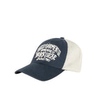 Stussy Low Profile Workgear Strapback Cap, navy — available at Norwood