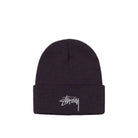 Stussy Stock Cuff Beanie, eggplant