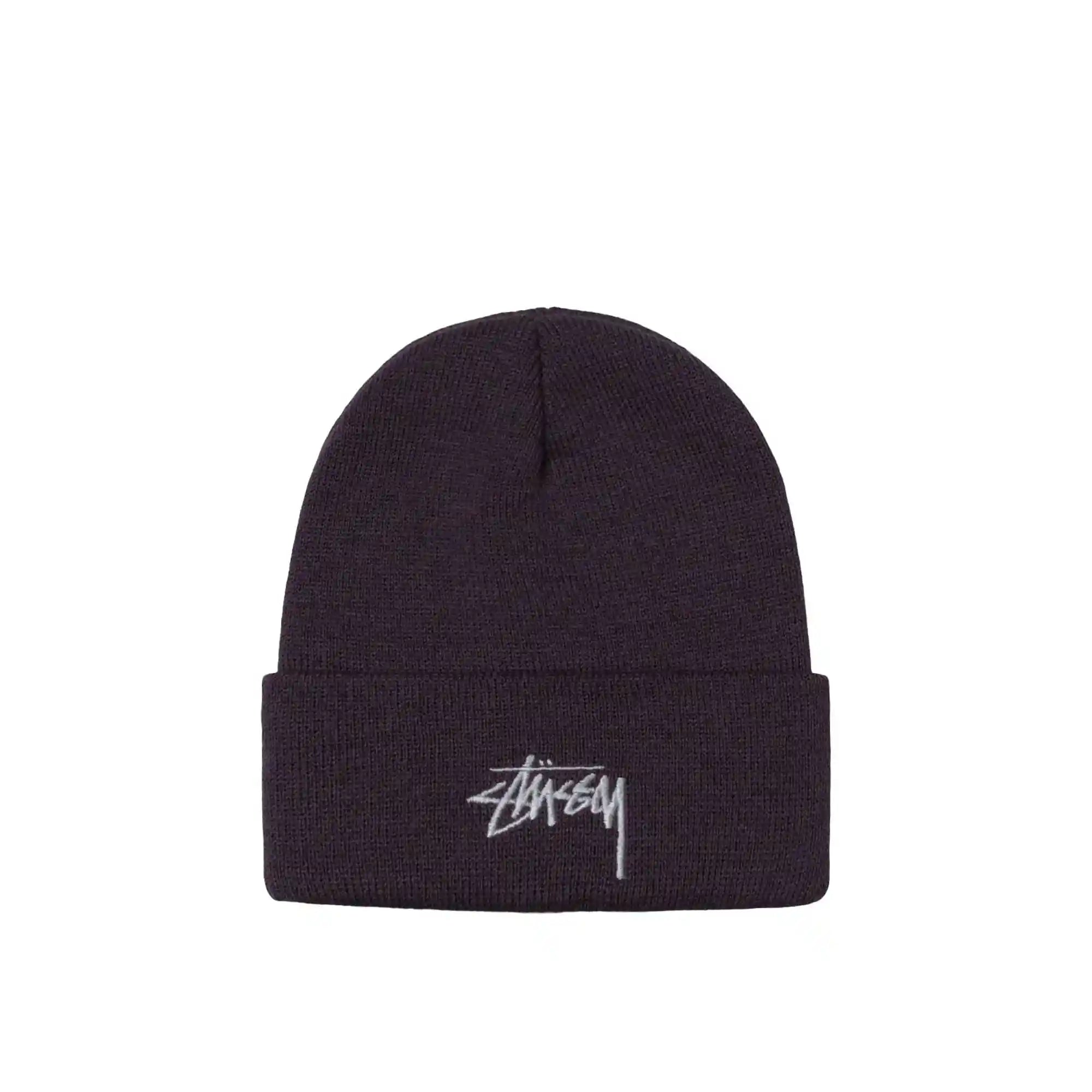 Stussy Stock Cuff Beanie, eggplant