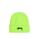 Stussy Stock Cuff Beanie, flo green