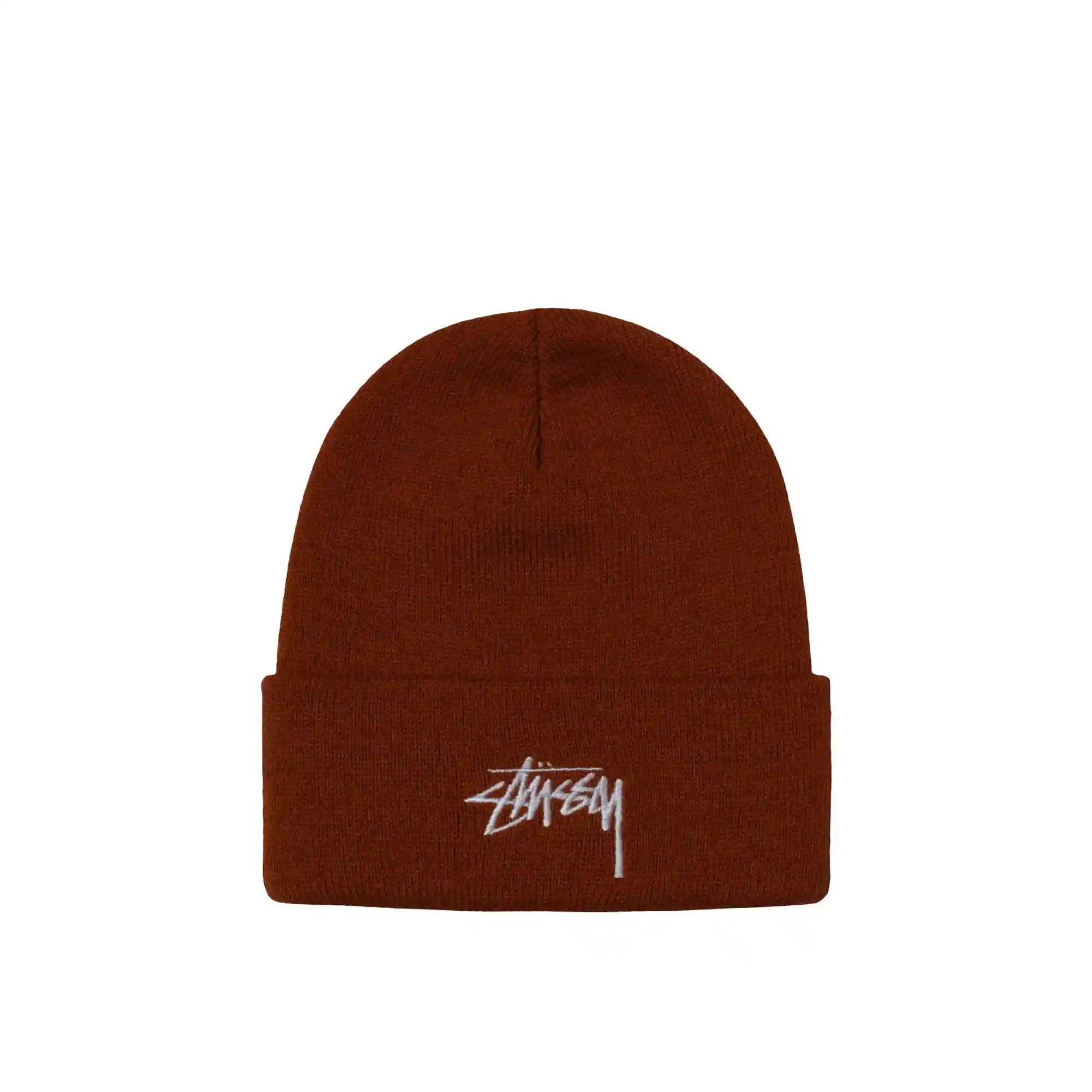 Orange best sale stussy beanie