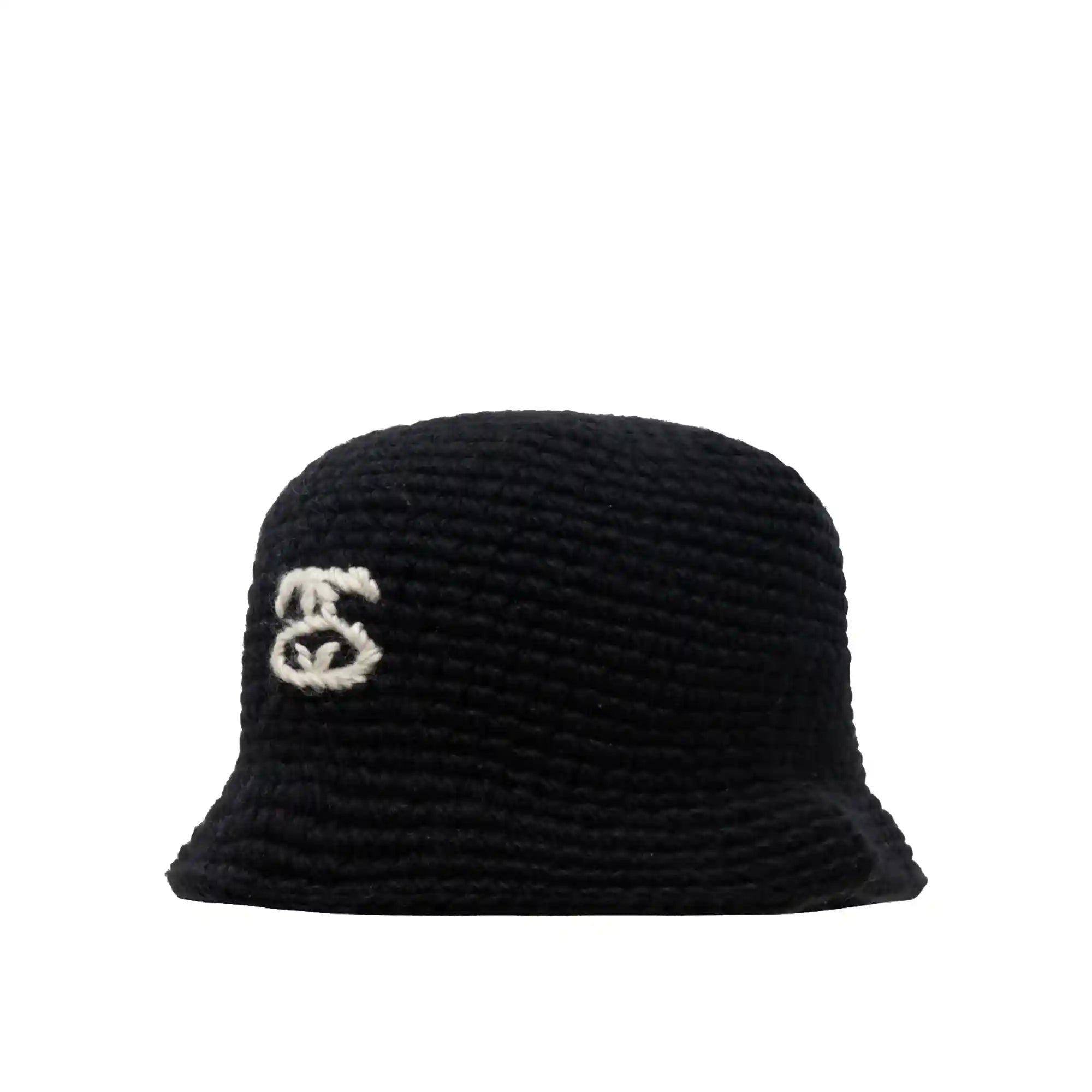 Stussy SS Link Knit Bucket Hat, black — available at Norwood
