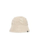Stussy Cable Knit Bucket Hat, oat