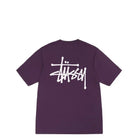 Stussy Basic Stussy Pigment Dyed Tee, purple
