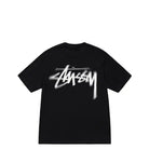 Stussy Dizzy Stock Tee, black — available at Norwood