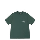 Stussy Built Tough Pigment Dyed Tee, forest — available at Norwood