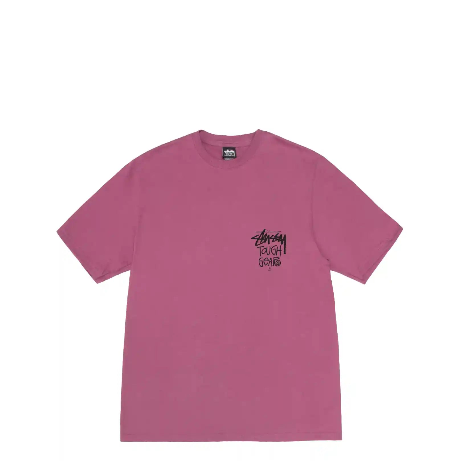 Stussy Tough Gear Tee, berry — available at Norwood