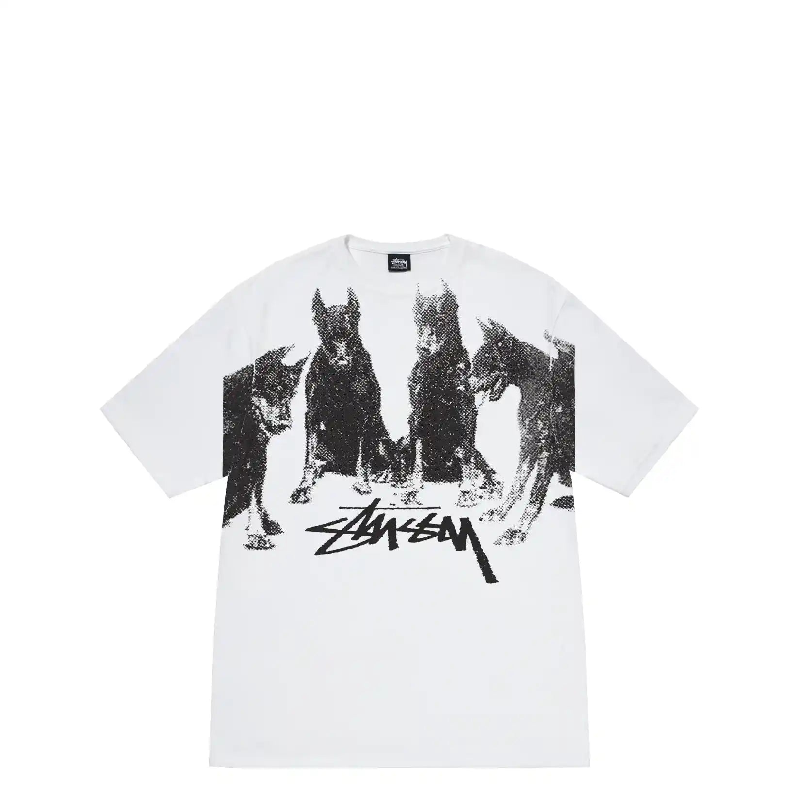 Stussy Dobermans Tee, white