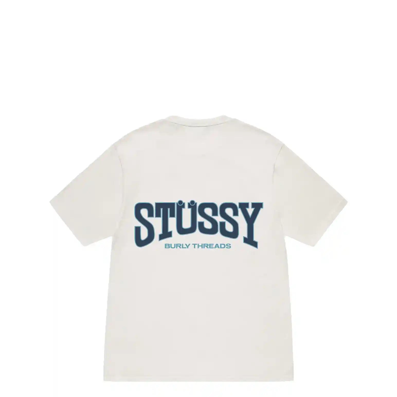 Stussy Burly Threads Pigment Dyed Tee, natural — available at Norwood
