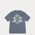 Stussy Double Dragon Pigment Dyed Tee, navy — available at Norwood
