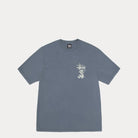 Stussy Double Dragon Pigment Dyed Tee, navy — available at Norwood