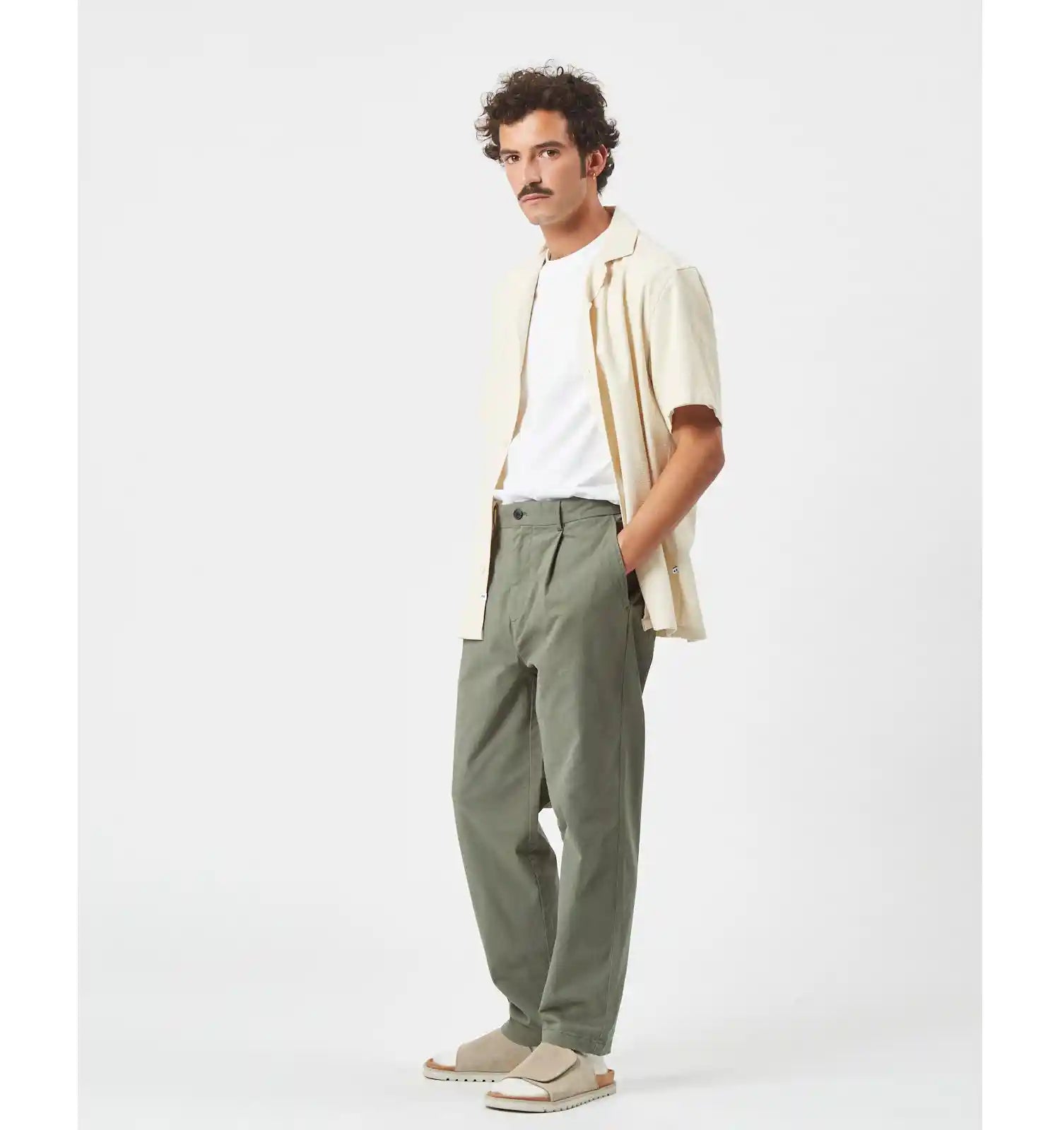 Minimum Bertils Casual Pant, beetle — available at Norwood