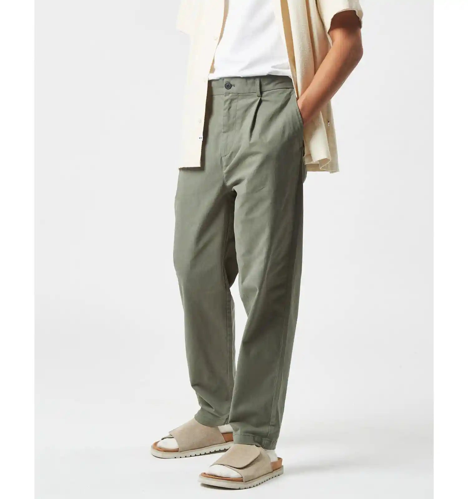 Minimum Bertils Casual Pant, beetle — available at Norwood