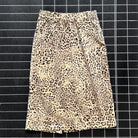 CUB Womens Zaia Skirt, leopard corduroy