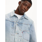 Levi's Type I Trucker, sophomore light wash — available at Norwood