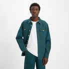Levi's Classic Worker Workwear shirt, t3 mt green sheen two tone