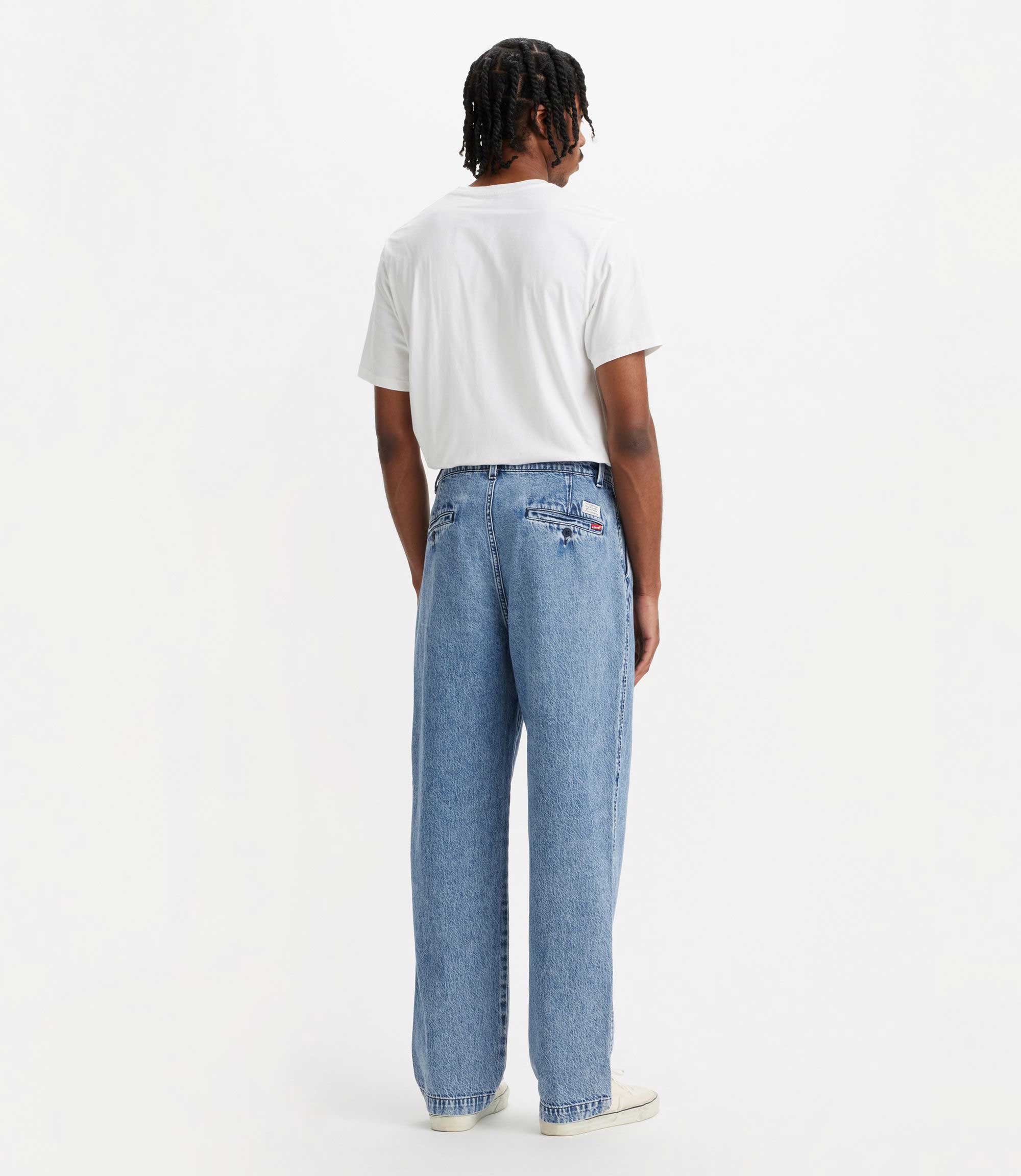 Levi's XX Chino Loose Straight Pleated, quarter past mid wash blue