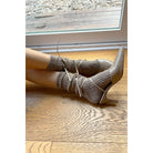Le Bon Shoppe Cottage Socks, flax — available at Norwood