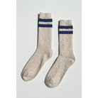 Le Bon Shoppe Cottage Varsity Socks, oatmeal varsity — available at Norwood