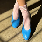 Le Bon Shoppe Girlfriend Socks, peony — available at Norwood