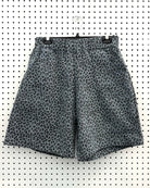 CUB Alia Shorts, leopard denim — available at Norwood