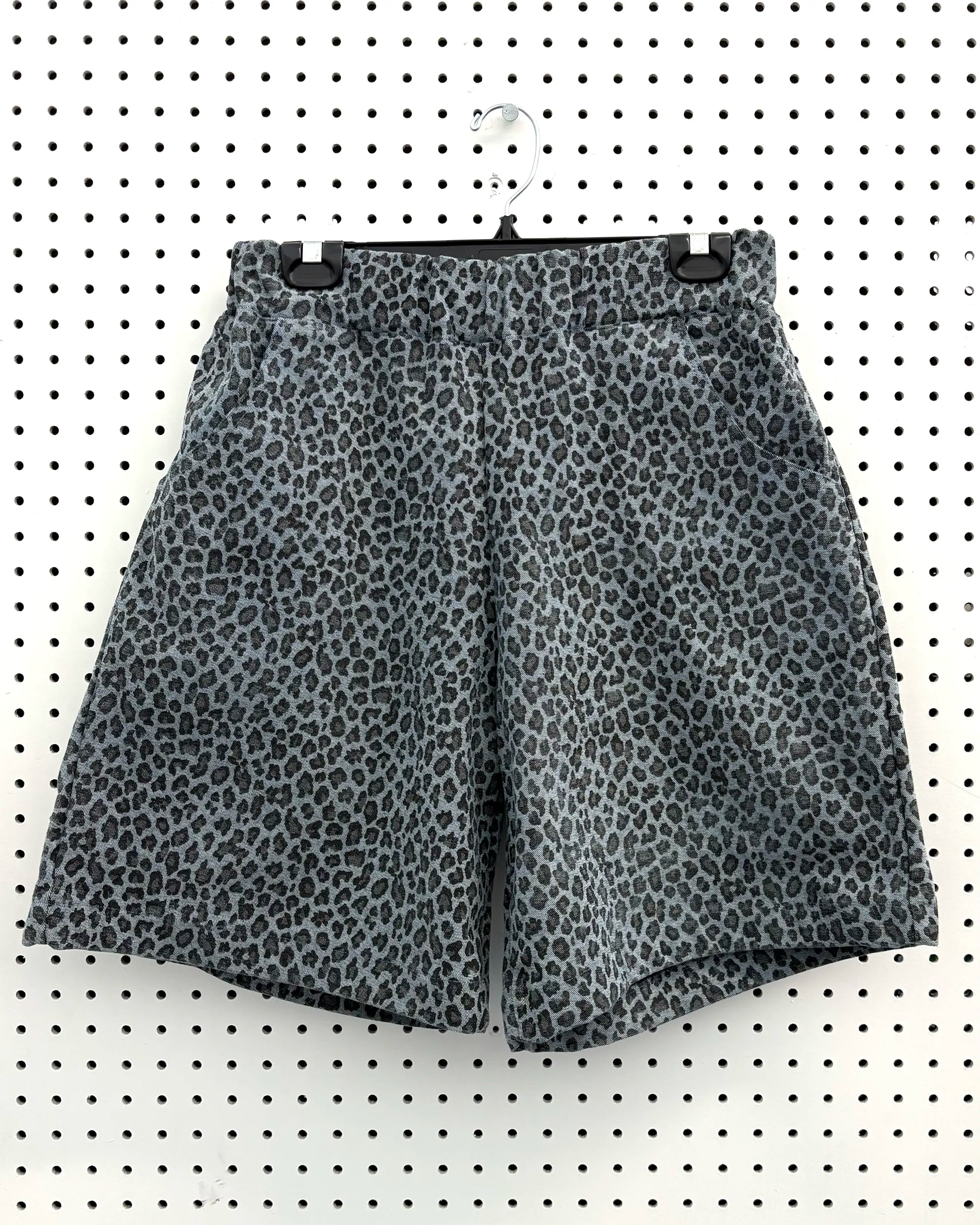 CUB Alia Shorts, leopard denim — available at Norwood