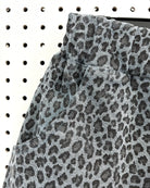 CUB Alia Shorts, leopard denim — available at Norwood