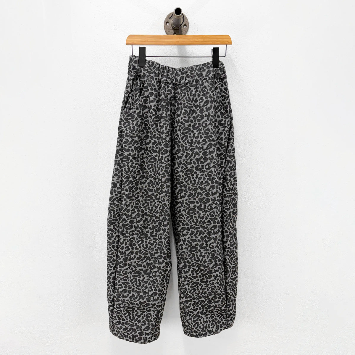 CUB Brett Pant, black leopard — available at Norwood