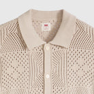 Levi's Sweater Camp Shirt, pumice stone — available at Norwood