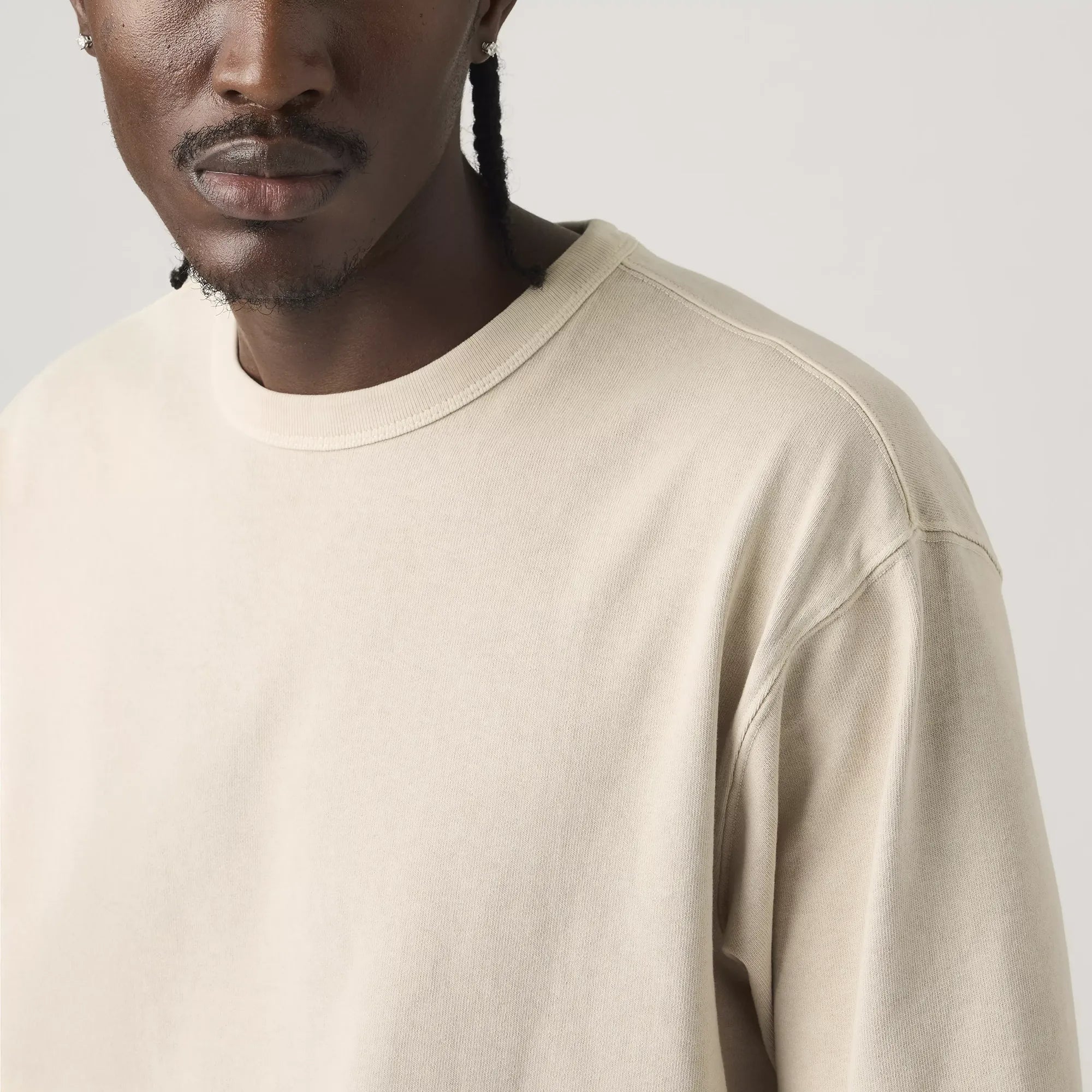 Levi's Heavyweight Loose Tee, garment dye pumice — available at Norwood