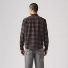 Levi's Authentic Button Down, chocolate garment dye — available at Norwood