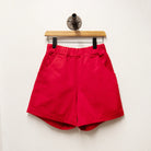 CUB Alia Shorts, red bull denim — available at Norwood