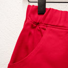 CUB Alia Shorts, red bull denim — available at Norwood