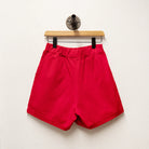 CUB Alia Shorts, red bull denim — available at Norwood