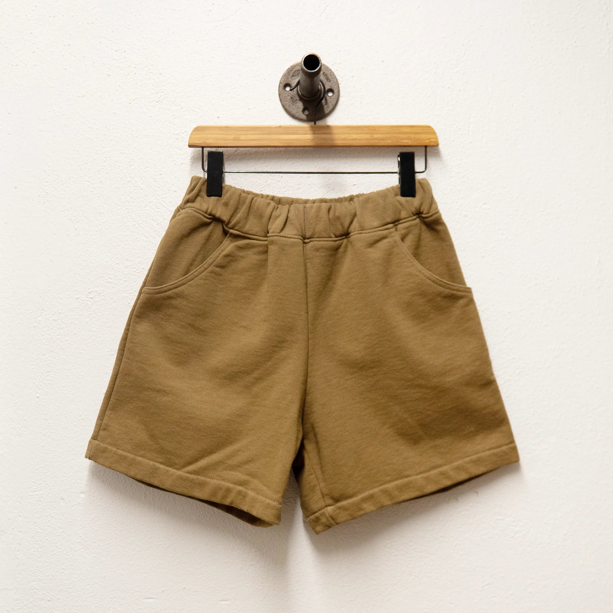 CUB Alia Shorts, tobacco french terry — available at Norwood