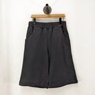 CUB Alia Long Shorts, black denim — available at Norwood