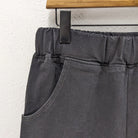 CUB Alia Long Shorts, black denim — available at Norwood