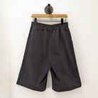 CUB Alia Long Shorts, black denim — available at Norwood