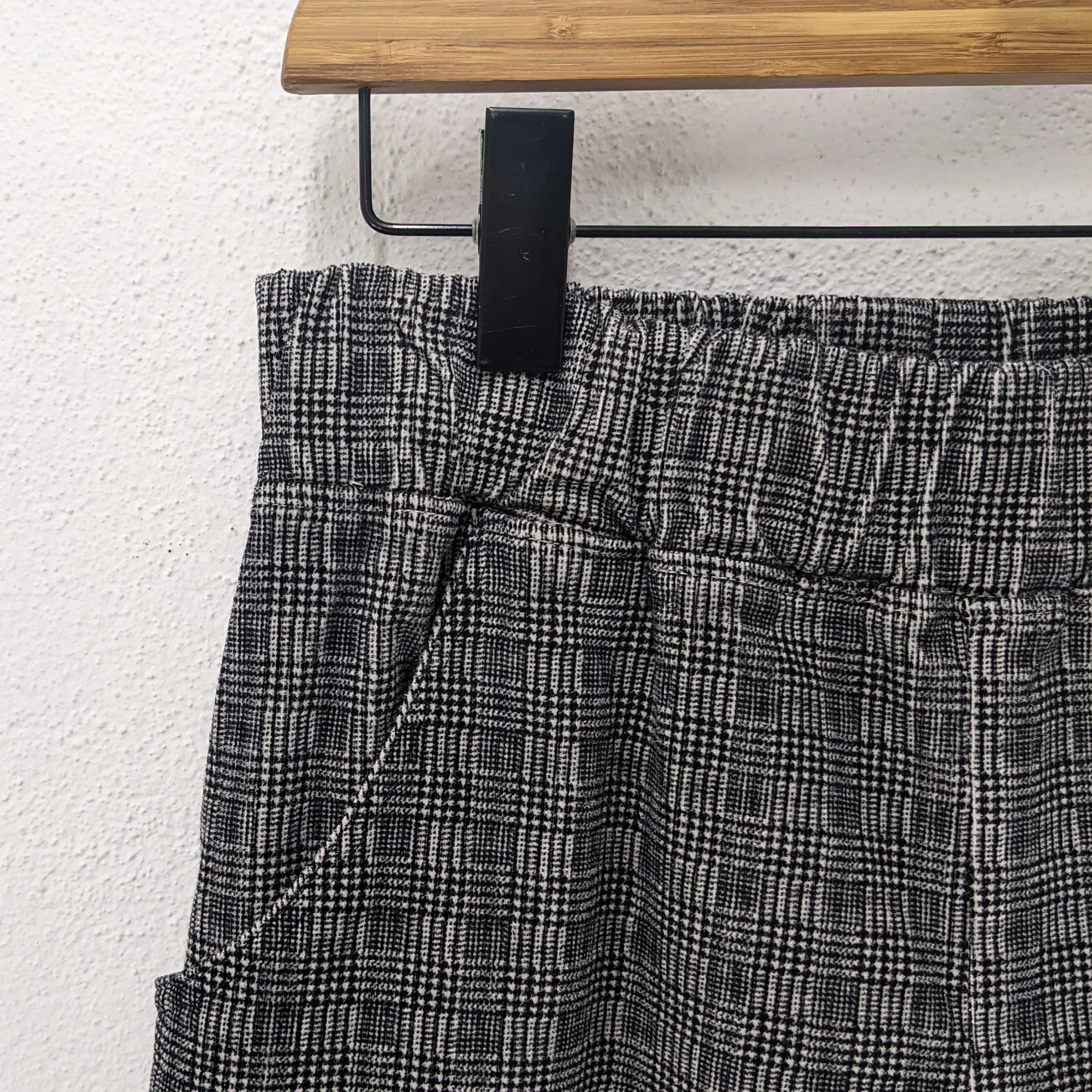 CUB Brett Pants, black plaid corduroy — available at Norwood