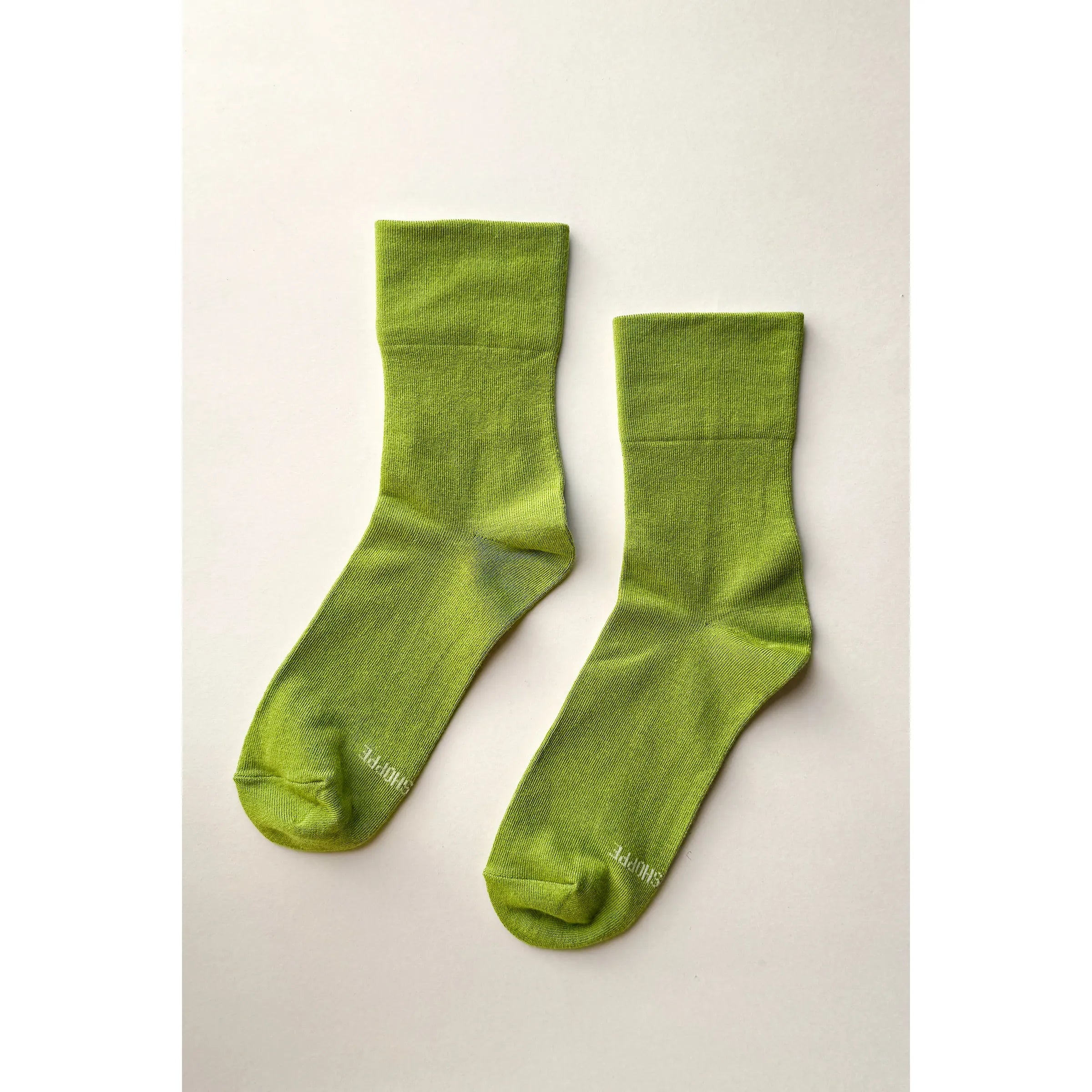 Le Bon Shoppe Sneaker Socks, matcha — available at Norwood