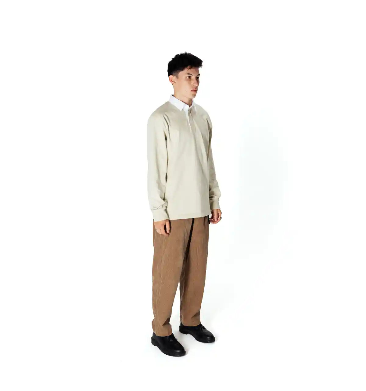 Taikan Longsleeve Polo Shirt — available at Norwood